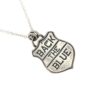 Argentium Sterling Silver Back the Blue Necklace - Image 3