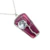 Stainless Steel Full Moon Tree of Life Necklace - Image 3