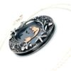 Argentium Sterling Silver Kiss the Girl Mermaid Necklace - Image 2