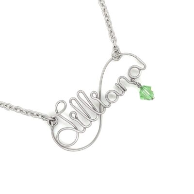 Stainless Steel Wire Name Necklace